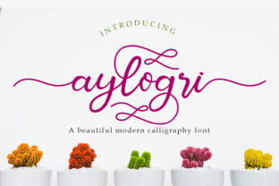 Aylogri: Romantic Script Font with Flowing Elegance