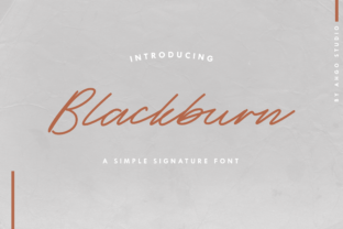 Blackburn: Where Handwritten Elegance Meets Modern Design Clarity