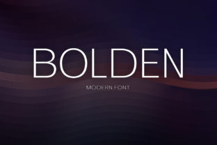 Bolden: A Modern Sans Serif Inspired by Sign Painting