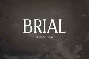 Brial: A Distinctive Serif Font for Personalized Craft Projects