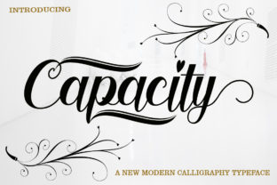 Capacity: A Stylish Calligraphy Font for Timeless Elegance and Purposeful Design