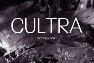 Cultra: A Clean, Modern Sans Serif Font