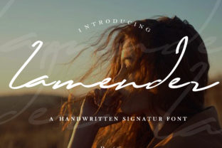 Lamender: A Refined Handwritten Font