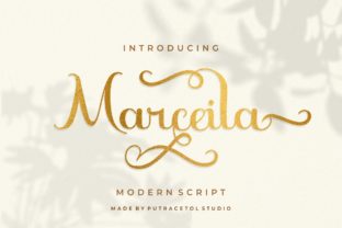 Marceila: A Romantic Modern Script Font