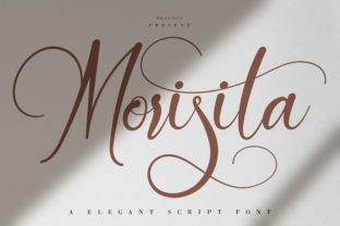Morisita: A Romantic Script Font for Creative Projects