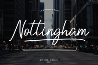 Nottingham Script: A Handwritten Font for Expressive Typography