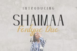 Shaimaa: Where Expressive Script Meets Timeless Serif in Design