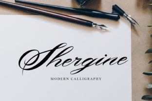 Shergine: Where Modern Script Typography Meets Timeless Craftsmanship