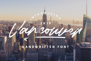 Vancouver: A Hand-Drawn Script Font with Poster-Inspired Warmth